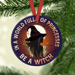 Witch Among Princesses Style - Circle Ornament - Owl Ohh - Owl Ohh