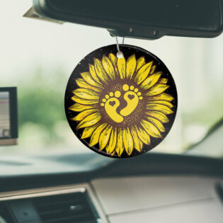 Sunflower Daughter Follow Your Dream - Circle Ornament - Owl Ohh - Owl Ohh