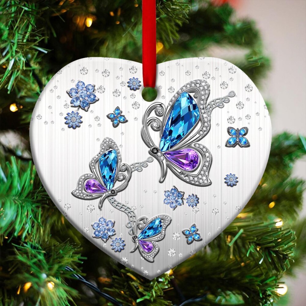 Butterfly Hold You In My Heart Memorial Butterfly - Heart Ornament - Owl Ohh - Owl Ohh