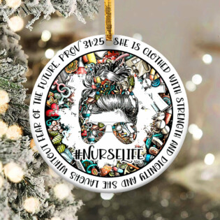 Nurse Life The Future - Circle Ornament - Owl Ohh - Owl Ohh