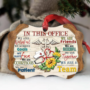 Nurse In This Office - Horizontal Ornament - Owl Ohh - Owl Ohh