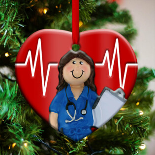 Nurse Protect Your Health - Heart Ornament - Owl Ohh - Owl Ohh
