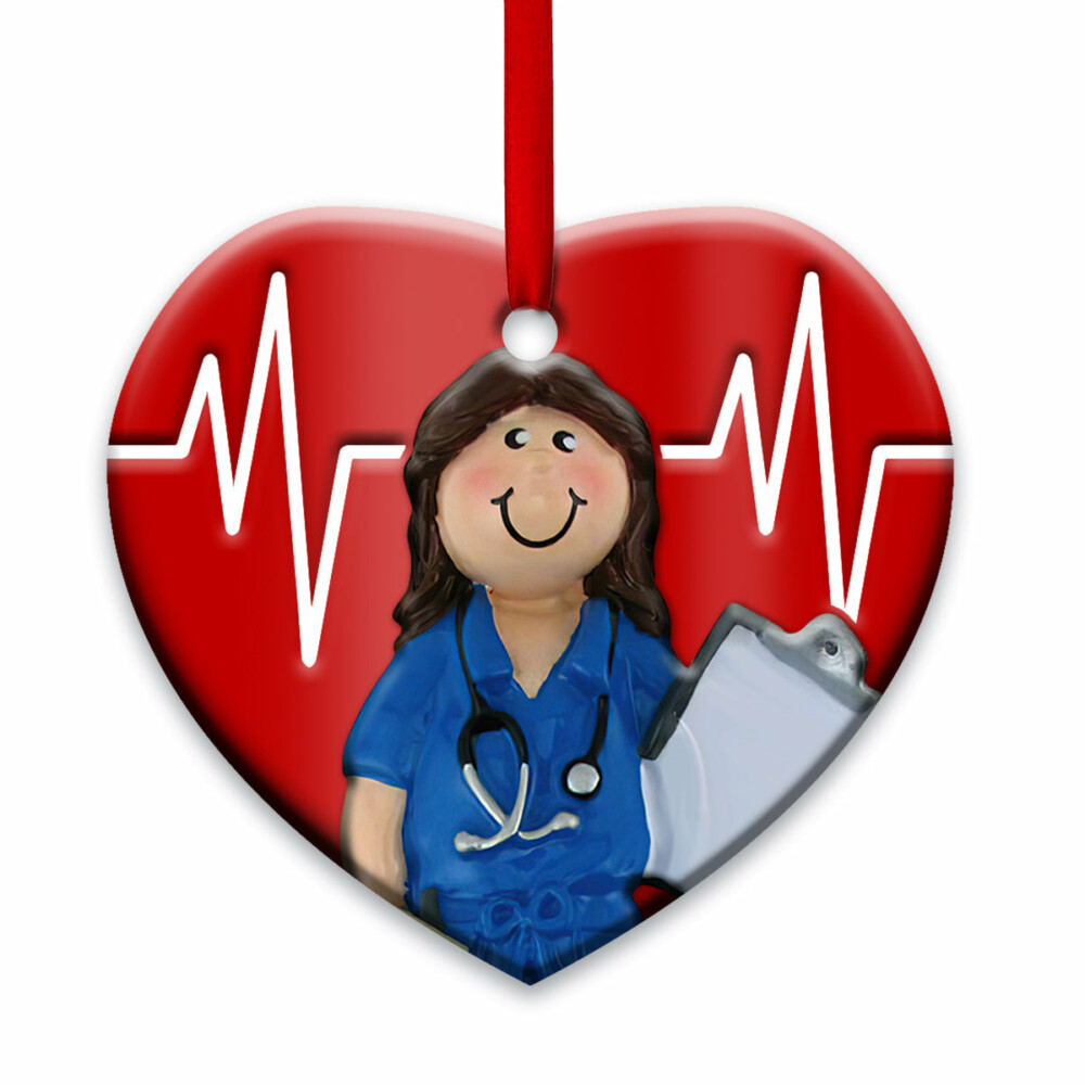 Nurse Protect Your Health - Heart Ornament - Owl Ohh - Owl Ohh