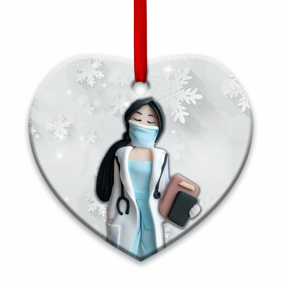 Nurse Clay Lover Style - Heart Ornament - Owl Ohh - Owl Ohh