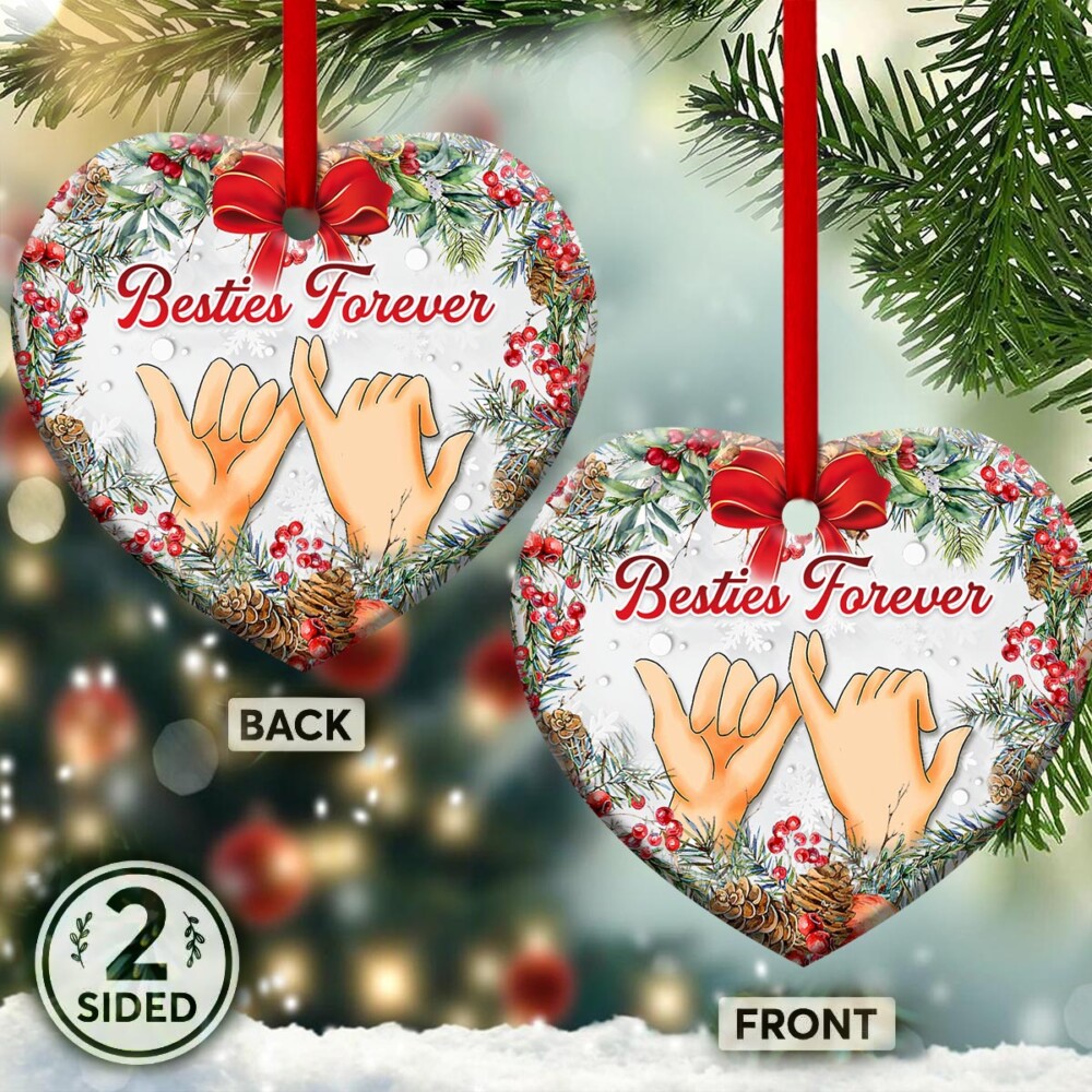 Family Besties Forever Style - Heart Ornament - Owl Ohh - Owl Ohh