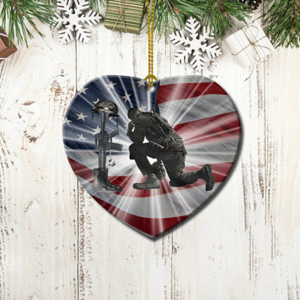 Veteran We Owe Them Veteran - Heart Ornament - Owl Ohh - Owl Ohh