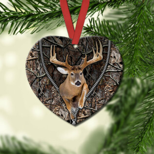 Deer Hunting Lover Style - Heart Ornament - Owl Ohh - Owl Ohh