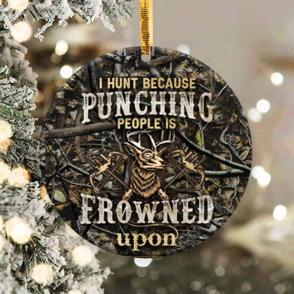 Hunting Passion In Life - Circle Ornament - Owl Ohh - Owl Ohh