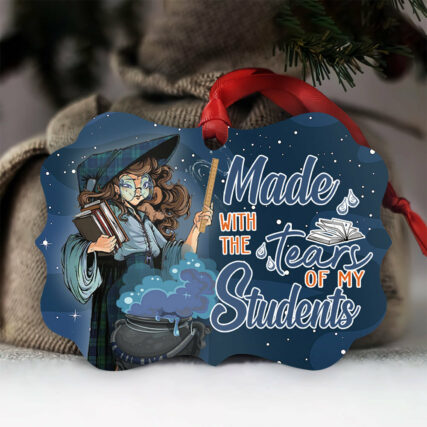 Teacher Witch Made With The Tears Of My Students - Horizontal Ornament - Owl Ohh - Owl Ohh