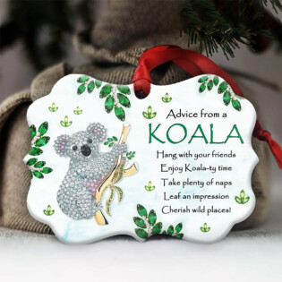 Koala Advice So Lovely So Cool - Horizontal Ornament - Owl Ohh - Owl Ohh