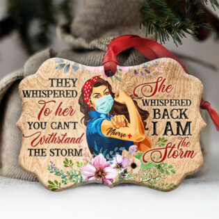 Nurse I Am Storm - Horizontal Ornament - Owl Ohh - Owl Ohh