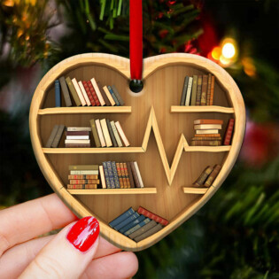 Book Just A Girl Lover - Heart Ornament - Owl Ohh - Owl Ohh