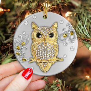 Owl Advice From An Owl Be Whoo - Circle Ornament - Owl Ohh - Owl Ohh