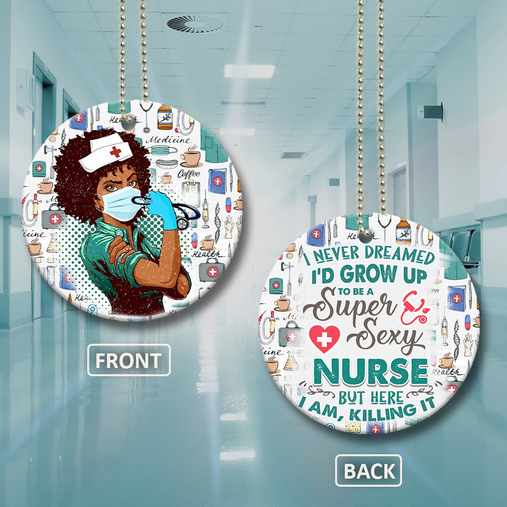 Nurse Awesome Nurse In Life - Circle Ornament - Owl Ohh - Owl Ohh