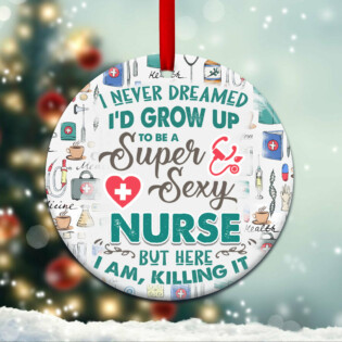 Nurse Awesome Nurse In Life - Circle Ornament - Owl Ohh - Owl Ohh