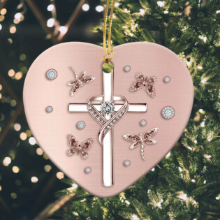 God I Trust Not Be Afraid - Heart Ornament - Owl Ohh - Owl Ohh