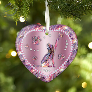 Jewelry Cat For Cat Lovers - Heart Ornament - Owl Ohh - Owl Ohh