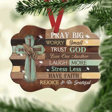 Wooden Style Have Faith - Horizontal Ornament - Owl Ohh - Owl Ohh