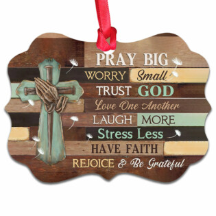 Wooden Style Have Faith - Horizontal Ornament - Owl Ohh - Owl Ohh
