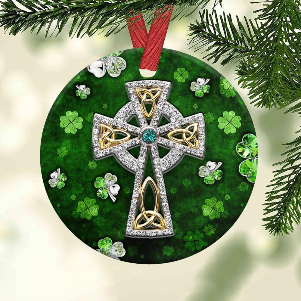 Irish Jewelry Green Style - Circle Ornament - Owl Ohh - Owl Ohh