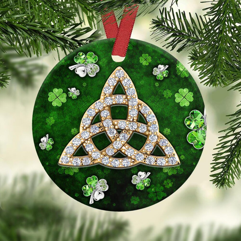 Irish Jewelry Green Style - Circle Ornament - Owl Ohh - Owl Ohh