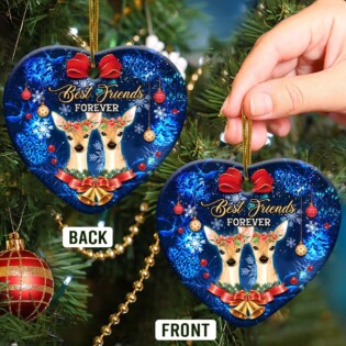 Best Friends Forever Christmas Theme - Heart Ornament - Owl Ohh - Owl Ohh
