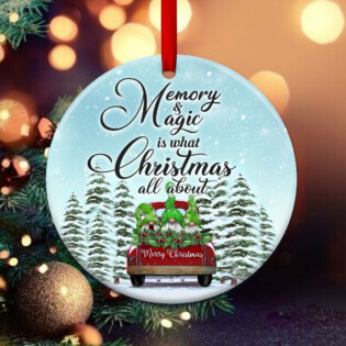 Christmas Memory Gnomes Lover - Circle Ornament - Owl Ohh - Owl Ohh