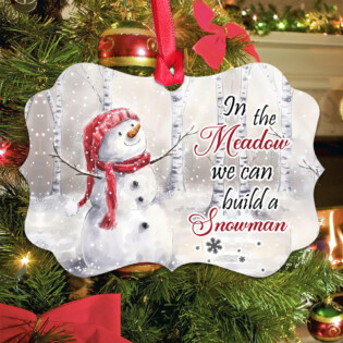 Snowman In The Meadow Memory - Horizontal Ornament - Owl Ohh - Owl Ohh