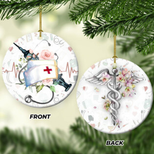 Nurse Everyday Superhero Basic Style - Circle Ornament - Owl Ohh - Owl Ohh
