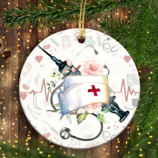 Nurse Everyday Superhero Basic Style - Circle Ornament - Owl Ohh - Owl Ohh