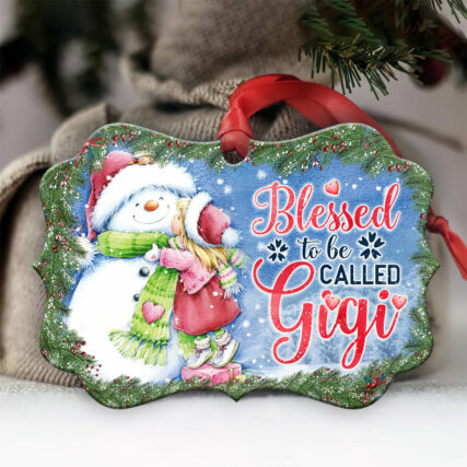 Snowman Blessed To Be Called GiGi - Horizontal Ornament - Owl Ohh - Owl Ohh