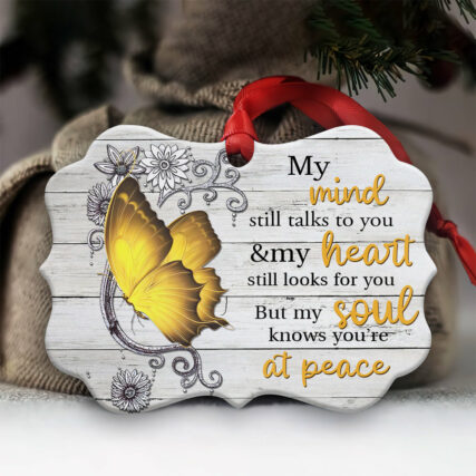 Butterfly Amazing Memorial Flowers - Horizontal Ornament - Owl Ohh - Owl Ohh