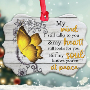Butterfly Amazing Memorial Flowers - Horizontal Ornament - Owl Ohh - Owl Ohh