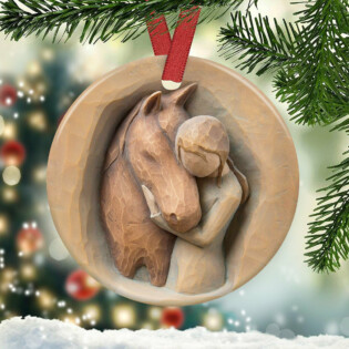 Horse In My Life Lover - Circle Ornament - Owl Ohh - Owl Ohh
