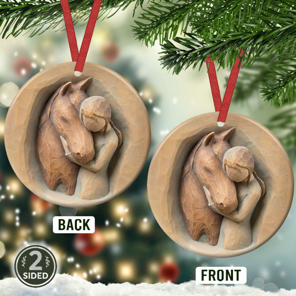 Horse In My Life Lover - Circle Ornament - Owl Ohh - Owl Ohh