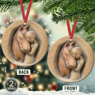 Horse In My Life Lover - Circle Ornament - Owl Ohh - Owl Ohh