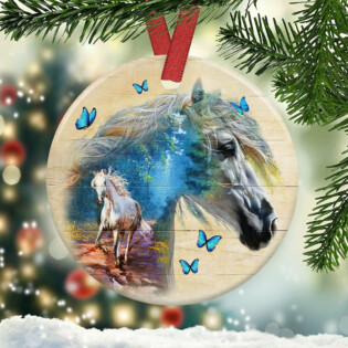 Horse Lover Nice Style - Circle Ornament - Owl Ohh - Owl Ohh