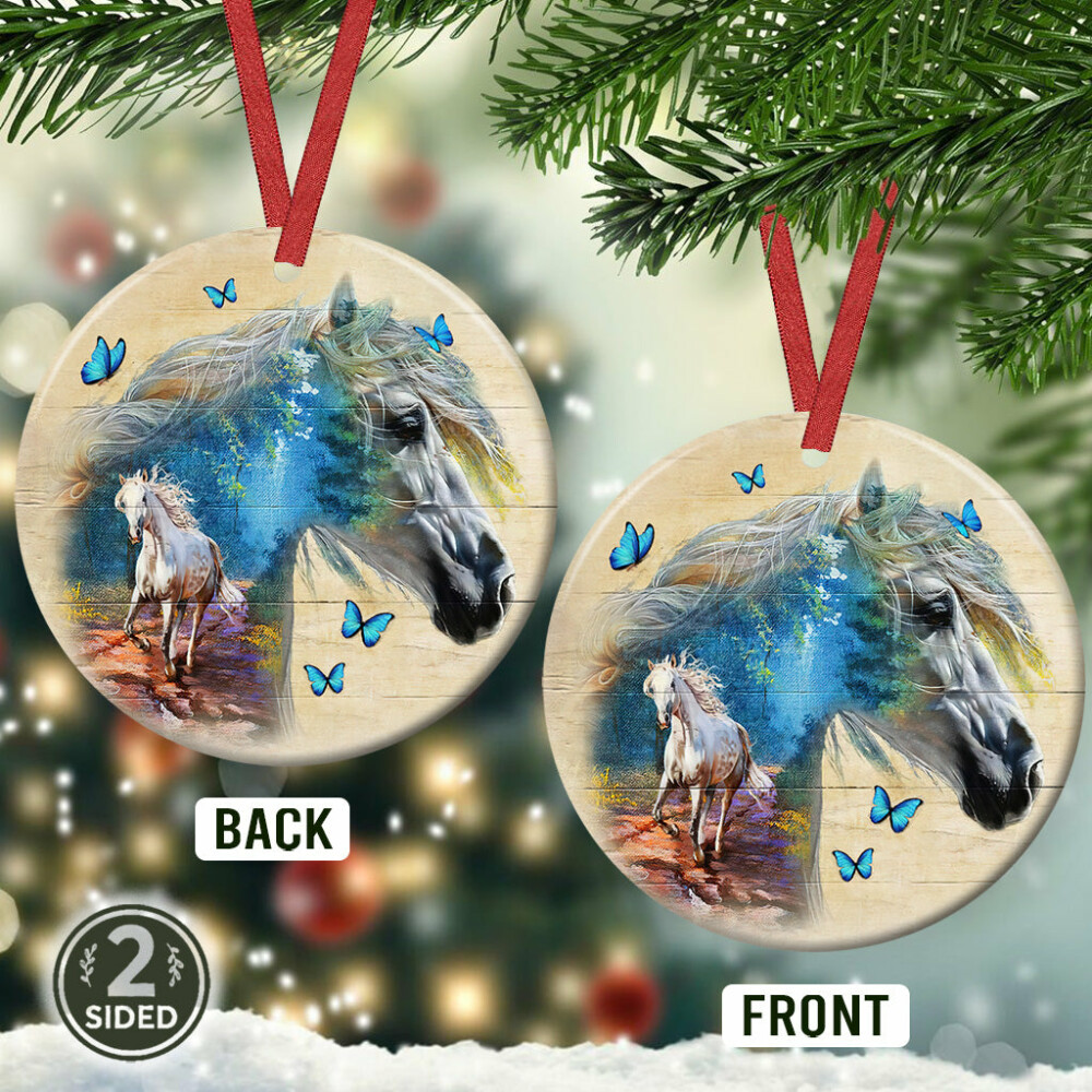 Horse Lover Nice Style - Circle Ornament - Owl Ohh - Owl Ohh
