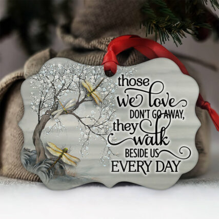 Dragonfly Memorial We Love - Horizontal Ornament - Owl Ohh - Owl Ohh