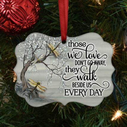 Dragonfly Memorial We Love - Horizontal Ornament - Owl Ohh - Owl Ohh