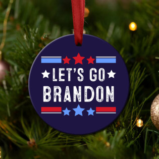 Brandon Go For Brandon - Circle Ornament - Owl Ohh - Owl Ohh