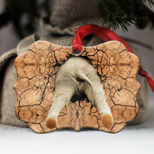 Elephant Beautiful In Lovely life - Horizontal Ornament - Owl Ohh - Owl Ohh