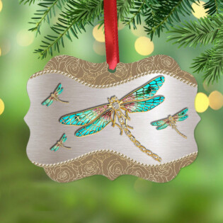 Dragonfly Jewelry Brown Style - Horizontal Ornament - Owl Ohh - Owl Ohh