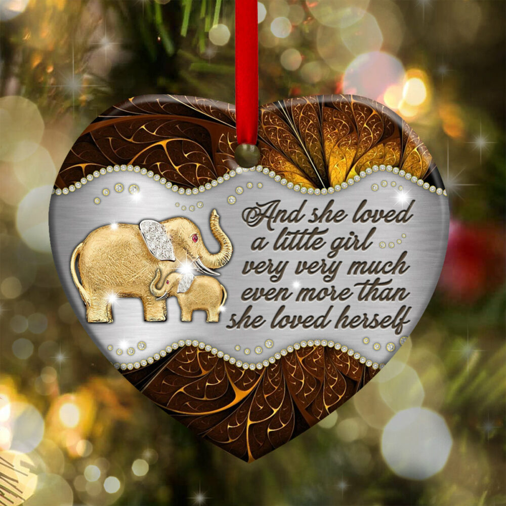 Elephant Gold Jewelry Style - Heart Ornament - Owl Ohh - Owl Ohh