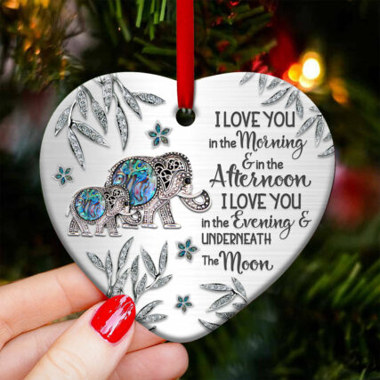 Elephant Motherhood Jewelry Style - Heart Ornament - Owl Ohh - Owl Ohh