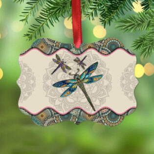 Dragonfly Mandala Good Style - Horizontal Ornament - Owl Ohh - Owl Ohh