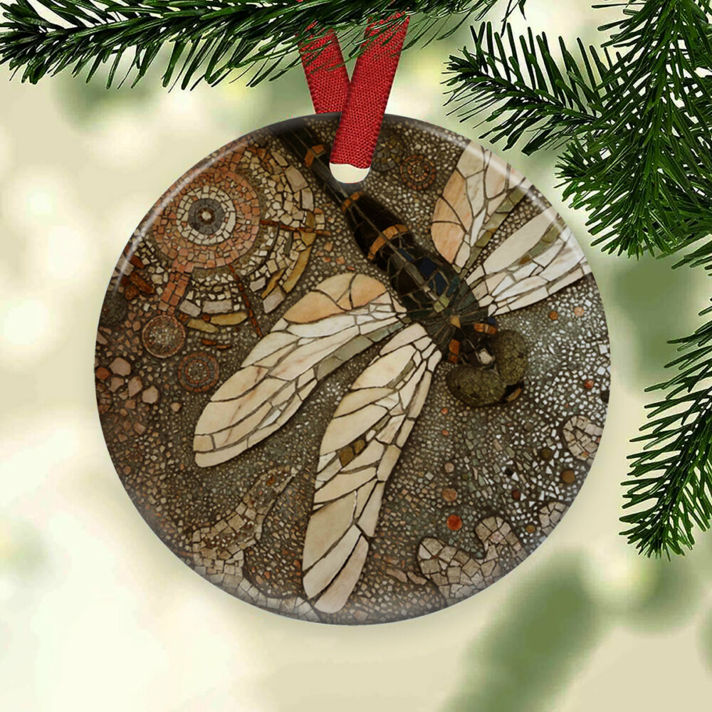 Dragonfly Art In Life - Circle Ornament - Owl Ohh - Owl Ohh