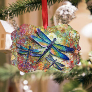 Dragonfly Art Love Sky - Horizontal Ornament - Owl Ohh - Owl Ohh