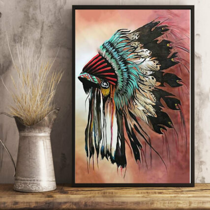 Native American Unique For Native American Lover - Vertical Poster - Owl Ohh - Owl Ohh