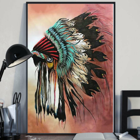 Native American Unique For Native American Lover - Vertical Poster - Owl Ohh - Owl Ohh